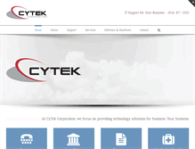 Tablet Screenshot of cytekcorp.com